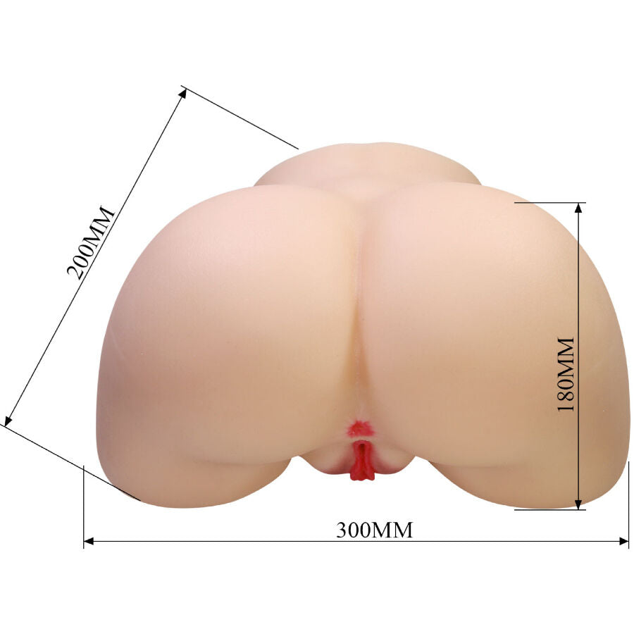 CRAZY BULL - OLIVIA REALISTISCHER WEIBLICHER PO, VAGINA UND ANAL, 5,5 KG