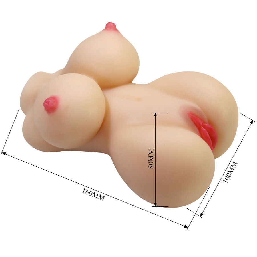 CRAZY BULL - Herta Mini-Torso mit realistischer Vagina, 497 g