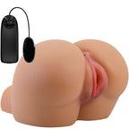 CRAZY BULL - Kylie realistischer Po-Vibrator mit Vagina und Analöffnung, Hautfarben, mit Fernbedienung
