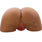 CRAZY BULL - GERIANN REALISTISCHER WEIBLICHER PO-VIBRATOR UND SAUGER MIT TON 5,5 KG