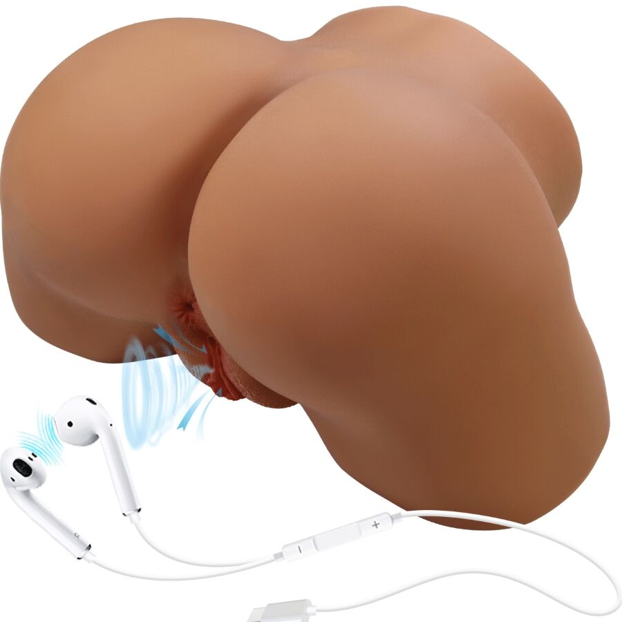CRAZY BULL – Geriann realistischer weiblicher Po-Vibrator und Sauger mit Ton, 5,5 kg