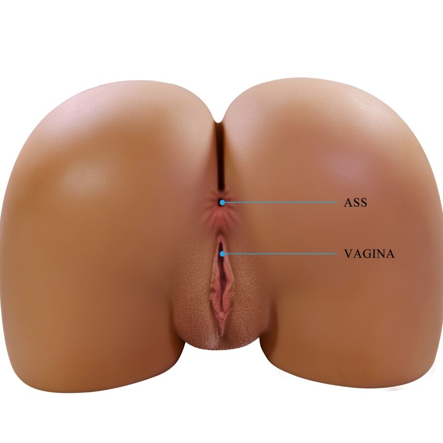 CRAZY BULL - Wendy realistischer weiblicher Po-Vibrator und Sauger mit Ton, 11 kg