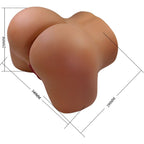 CRAZY BULL - Wendy realistischer weiblicher Po-Vibrator und Sauger mit Ton, 11 kg