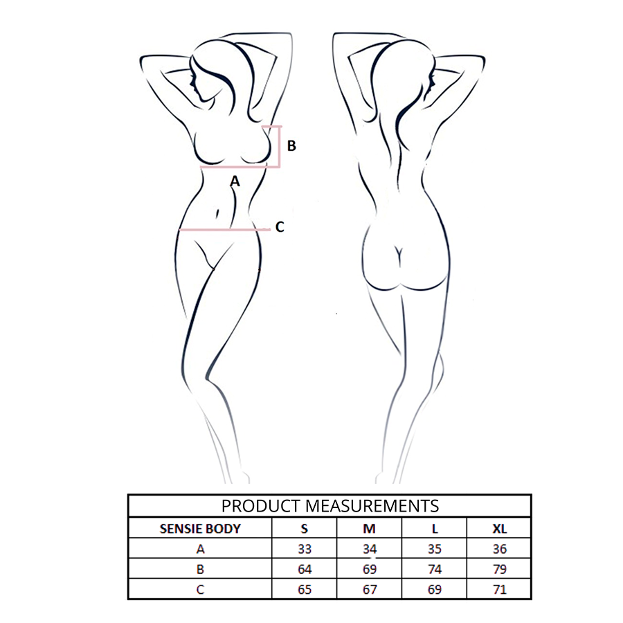 PASSION - SENSIE BODY SCHWARZ L/XL