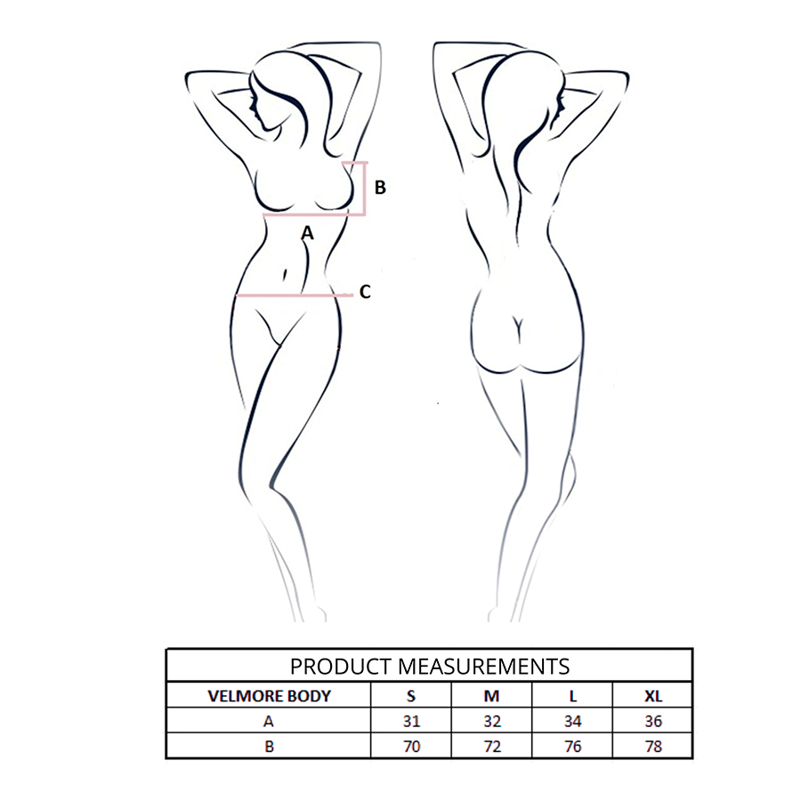 PASSION - VELMORE BODY BLAU L/XL