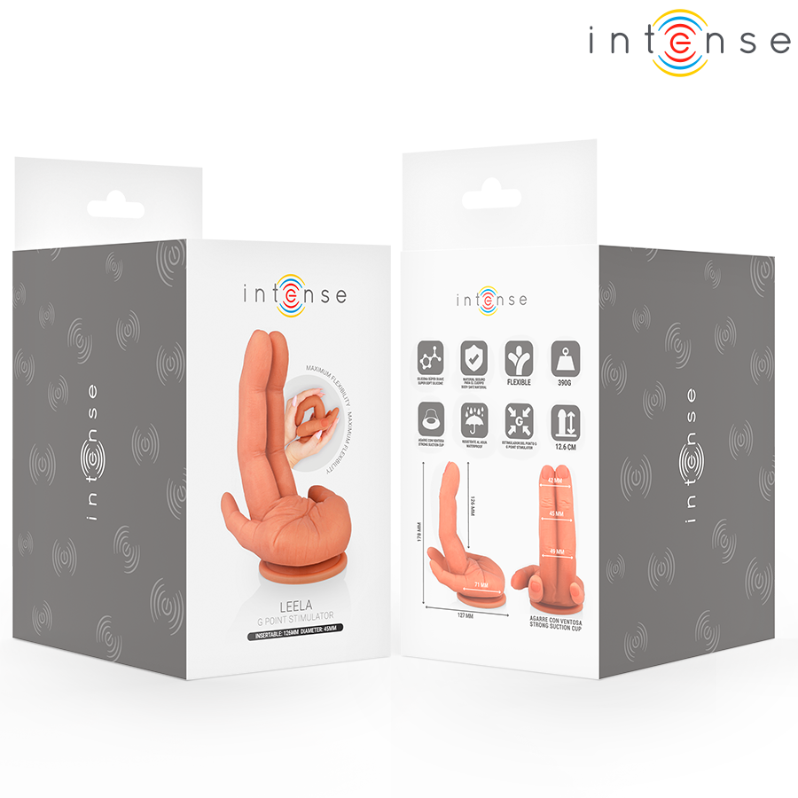 INTENSE - LEELA G-SPOT STIMULATOR FLEXIBLE HAND 12,6 CM