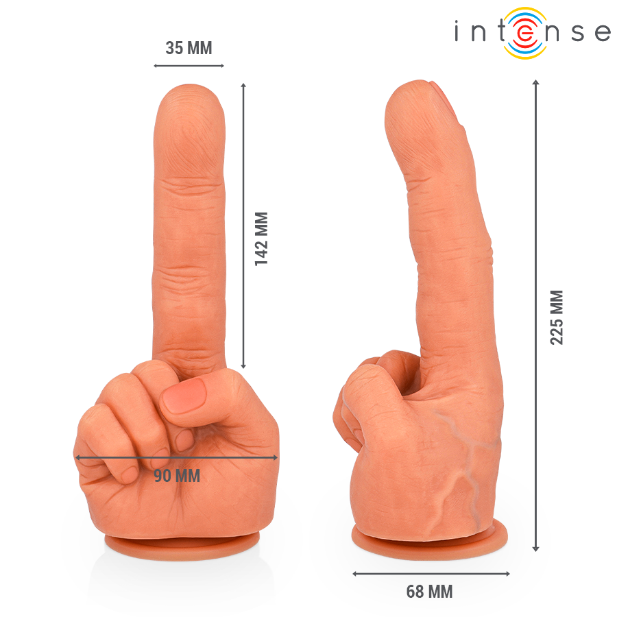 INTENSE - HUBERT G-SPOT STIMULATOR FLEXIBLE HAND 14,2 CM