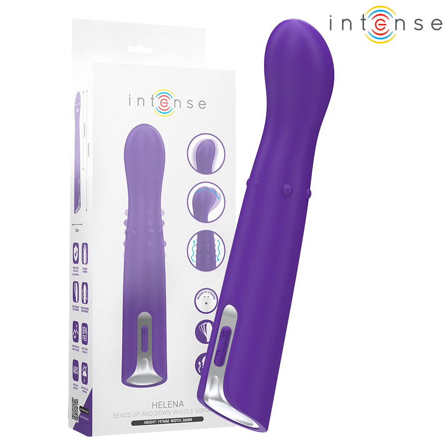 INTENSE – Helena Beads Up & Down Wiggle Vibrator, 13,5 cm