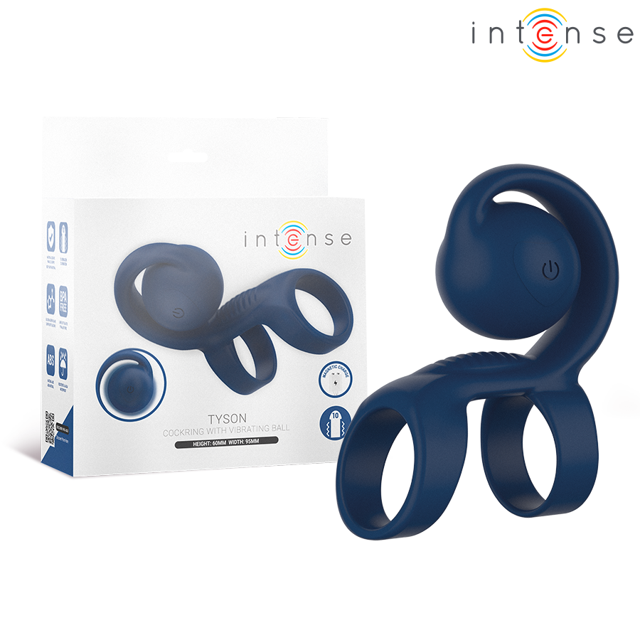 INTENSE – Tyson Cock Ring Mit Vibrierender Kugel Ø 3,2 cm