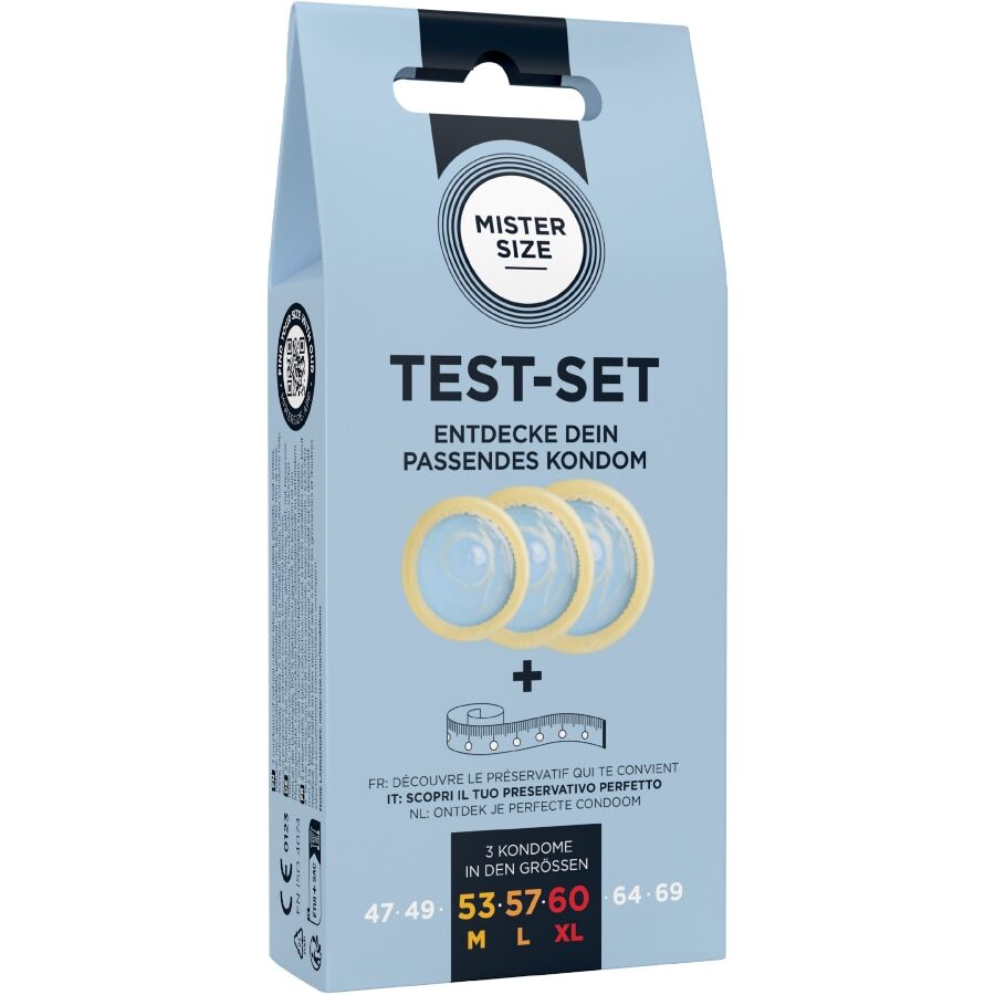 MISTER SIZE – Testset Mit 3 Kondomen In Verschiedenen Grössen + Massband