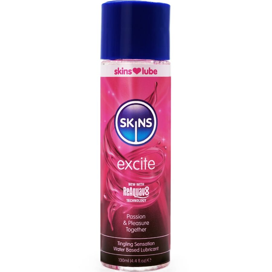 SKINS – Excite Gleitmittel auf Wasserbasis, 130 ml