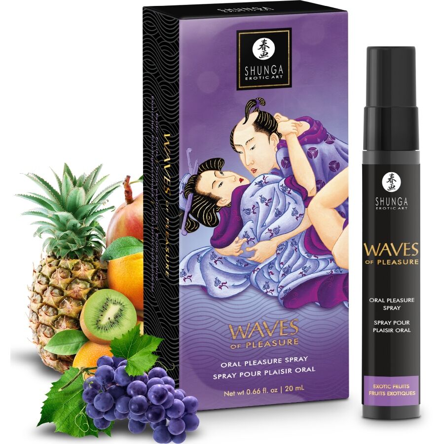 SHUNGA – Waves Lustiges Spray Zum Oralen Verführerischer Exotischer Früchte 20 ml