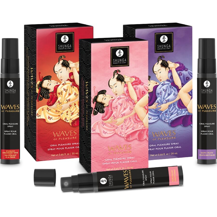 SHUNGA - WAVES PLEASURE SPRAY ORAL SEXUCTIVE WATERMELON 20 ML