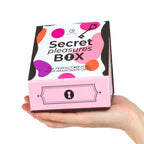 SECRET PLAY - VERGNÜGUNGSBOX FÜR PAARE: WÜRFEL + VIBRATIONSKUGEL + FEDERSTIFT