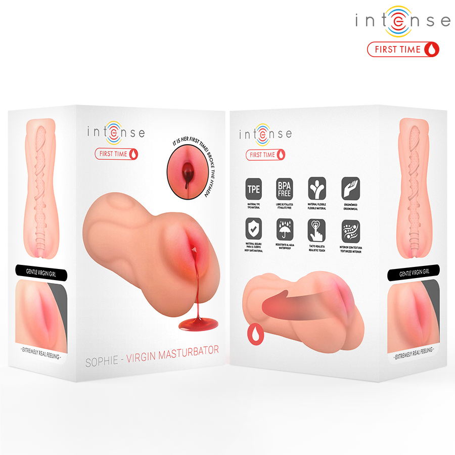 INTENSE FIRST TIME  - SOPHIE JUNGFRAU MASTURBATOR MIT BLUTUNG
