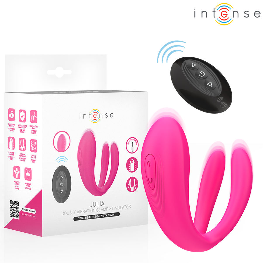 INTENSE – Julia Doppelvibrator-Stimulator mit Fernbedienung