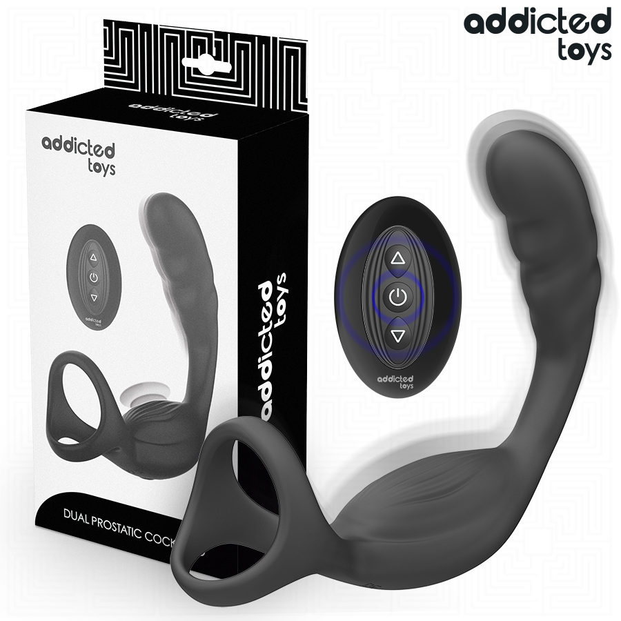 ADDICTED TOYS – Doppelter Prostatik-Cockring Mit Fernbedienung