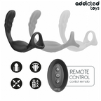 ADDICTED TOYS - DOPPELTER PROSTATIK-COCKRING MIT FERNBEDIENUNG