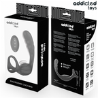 ADDICTED TOYS - DOPPELTER PROSTATIK-COCKRING MIT FERNBEDIENUNG