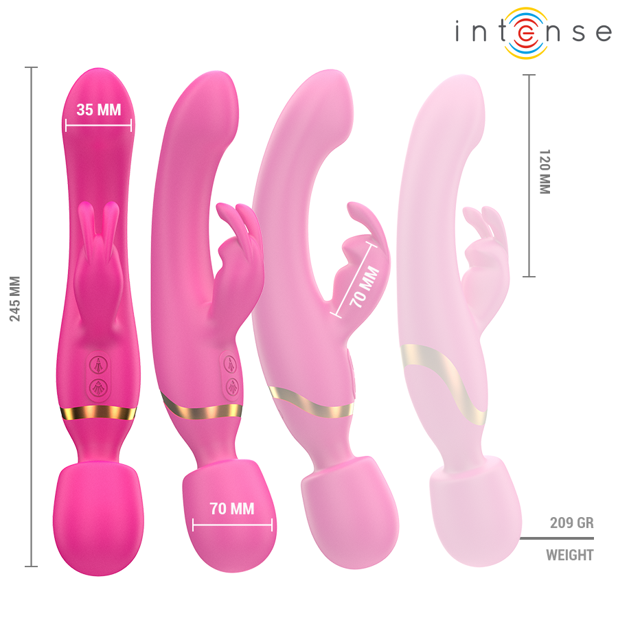 INTENSE - Winona Doppelvibrator Rabbit & Stab