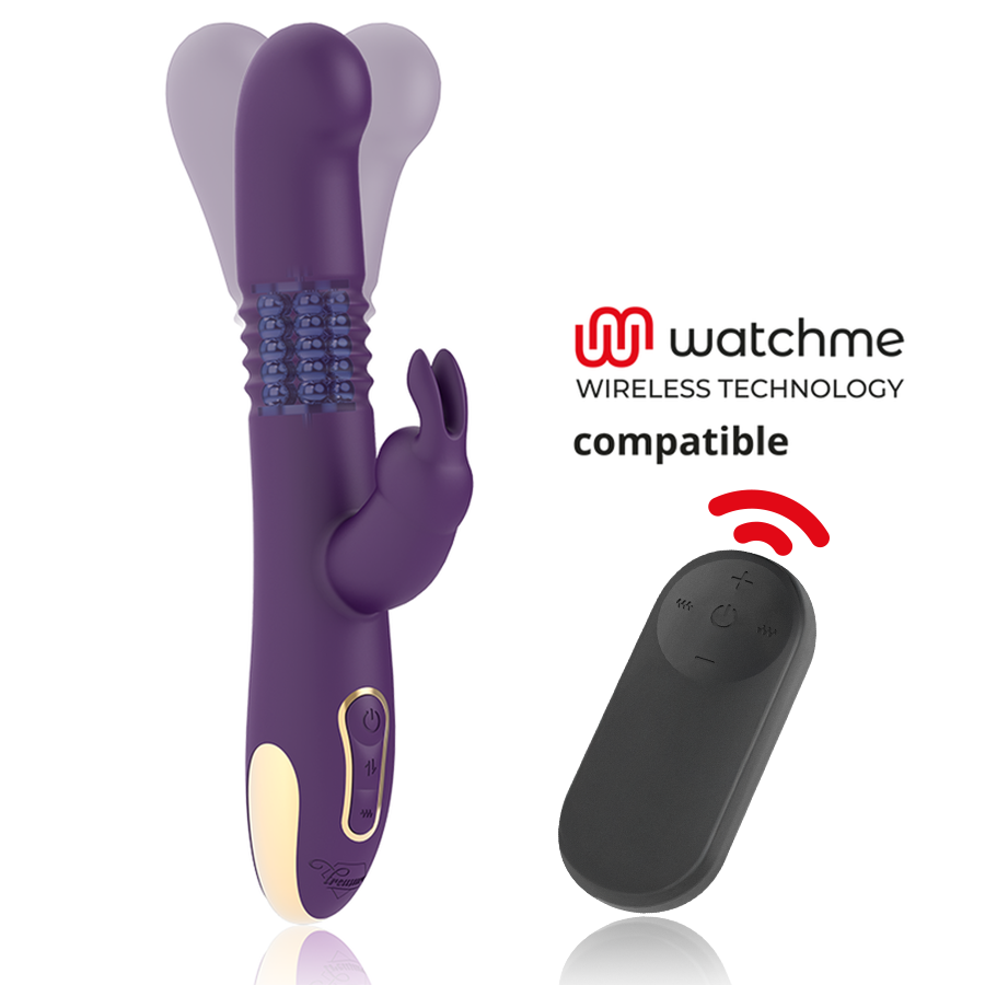 TREASURE - BASTIAN RABBIT UP & DOWN, ROTATOR & VIBRATOR KOMPATIBEL MIT WATCHME WIRELESS TECHNOLOGY