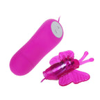 BAILE - Cute Secret Butterfly Stimulator Vibrator, 12 Vibrationen