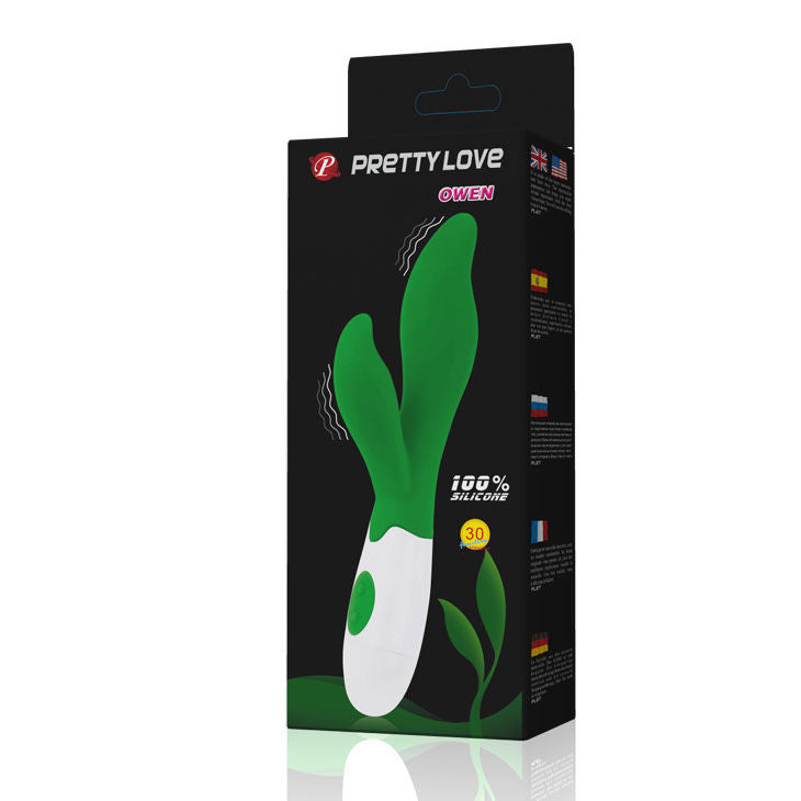PRETTY LOVE - Flirtation Owen Green Vibrator