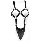 LEATHER BODY Sichtbarer Körper Harness für Frauen
