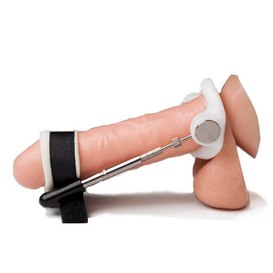 JES-EXTENDER - Verstellbarer Penis-Extender mit vergoldeten Elementen