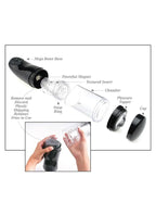 EXTREME TOYZ - PDX MEGA BATOR USB-MNNLICHER MASTURBATOR ANO SCHWARZ