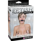 FETISH FANTASY EXTREME – Deluxe Ball Gag und Nippelklammer