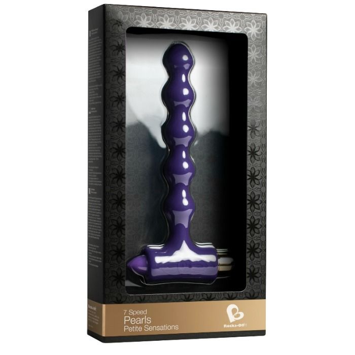 ROCKS-OFF - Analplug mit Vibration und Petite Sensations Perlen