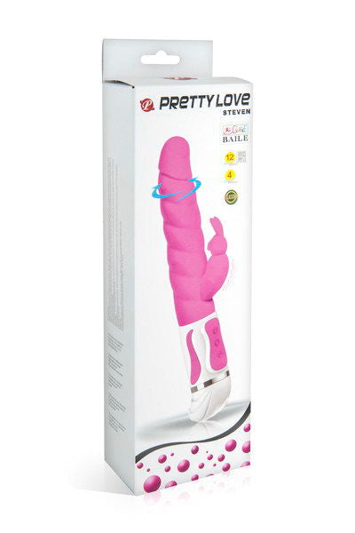 PRETTY LOVE - Smart Steven Rabbit Rosa