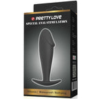 PRETTY LOVE - Silikon-Analplug in Penisform Schwarz