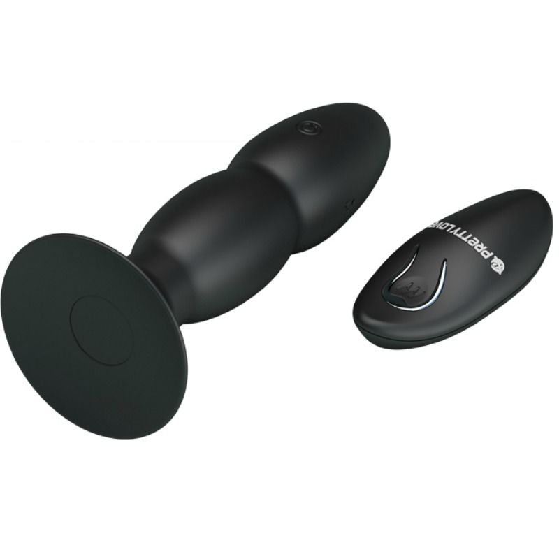 PRETTY LOVE - Vibrierender und rotierender Analplug mit Fernbedienung