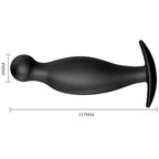 PRETTY LOVE - SILIKON ANALPLUG 11.7 CM SCHWARZ