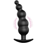 PRETTY LOVE - Silikon-Analplug mit extra Stimulation und 12 Vibrationsmodi Schwarz