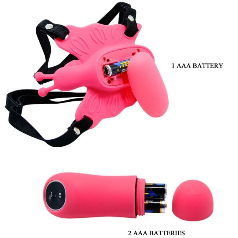 BAILE - Ultra Passion Butterfly-Stimulator mit Harness und Fernbedienung