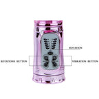 BAILE - Wiederaufladbarer Vibrator mit Rotation und pulsierendem Schmetterlingsstimulator