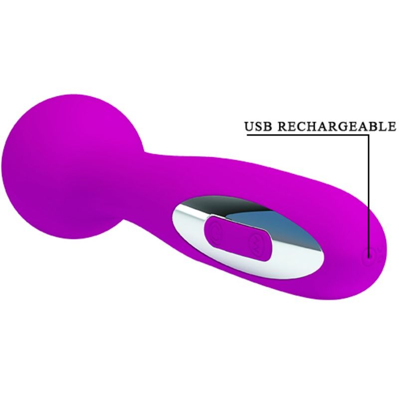 PRETTY LOVE - Wade wiederaufladbarer Massager, 12 Funktionen