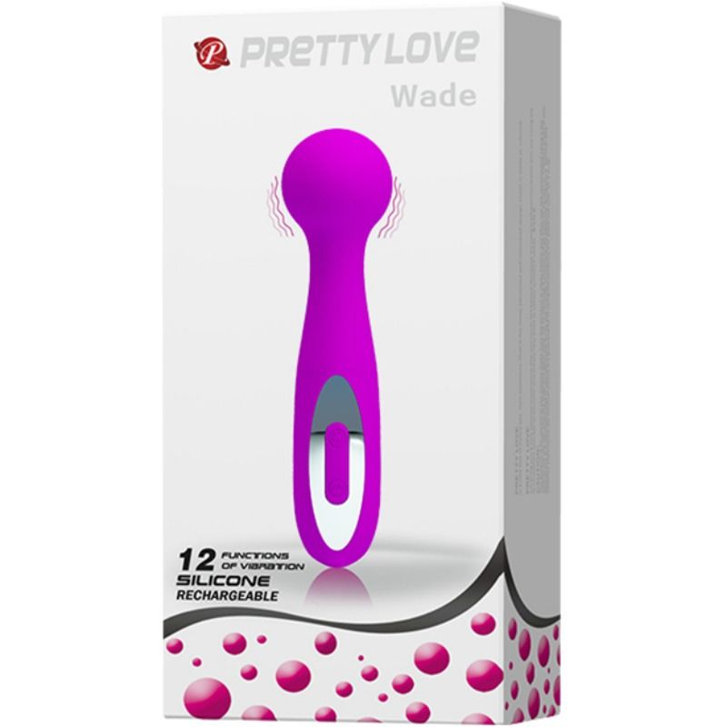 PRETTY LOVE - Wade wiederaufladbarer Massager, 12 Funktionen