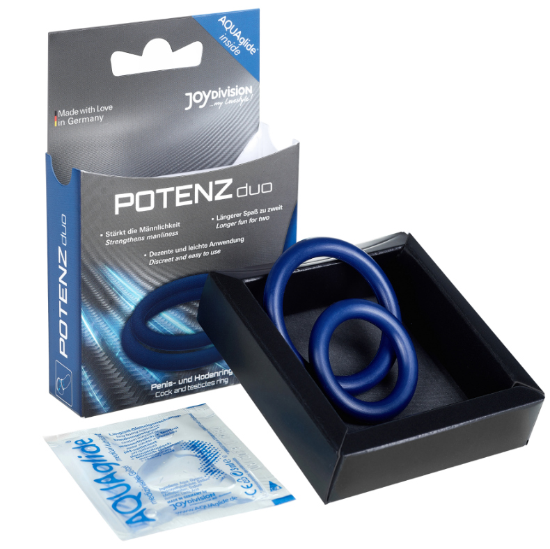 JOYDIVISION POTENZDUO - Flexible Ringe, Größe M