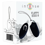 INTENSE - Flippy II vibrierendes Ei mit Fernbedienung Schwarz diskret
