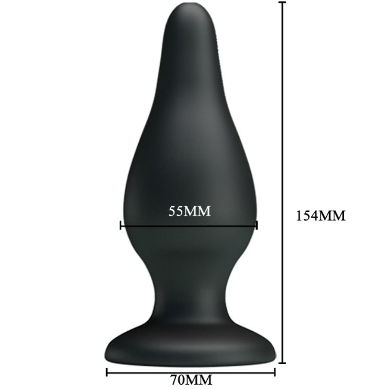 PRETTY LOVE - Ergonomischer Silikon-Analplug, 15,4 cm