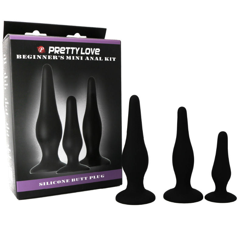 PRETTY LOVE - Silikon-Analplugs Initiation Kit
