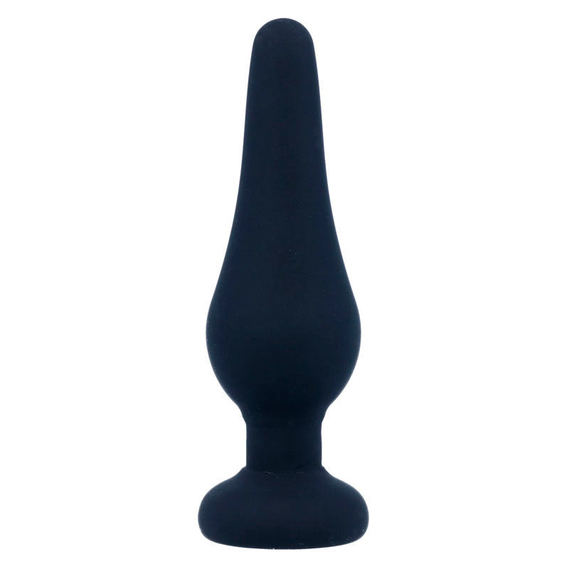 INTENSE - Pipo S Analplug aus schwarzem Silikon, 9,8 cm