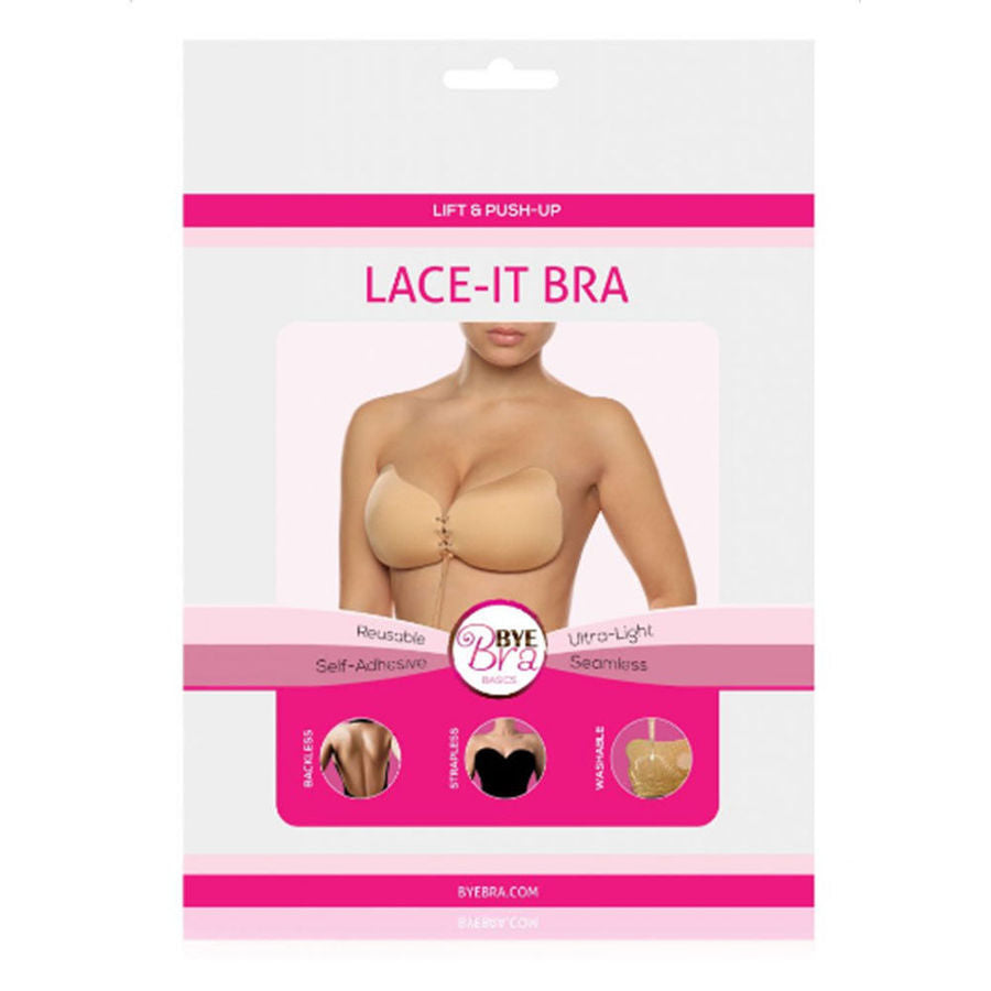 BYE-BRA – Lace-it Verstärkt Push-up Beige Cup A