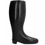 ALL BLACK – Riesiger weicher Fisting Stiefel 31 cm
