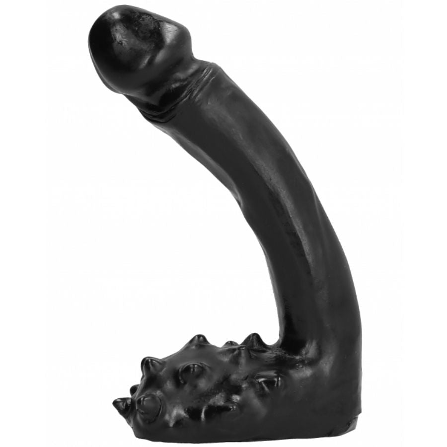 ALL BLACK - Realistischer Dildo, 19 cm