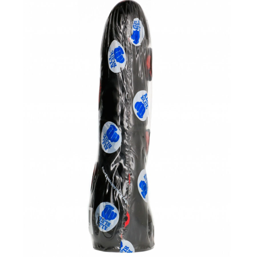 ALL BLACK - Realistischer Dildo Schwarz, 20 cm